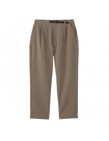 Goldwin One Tuck Tapered Stretch Pants Taupe Gray