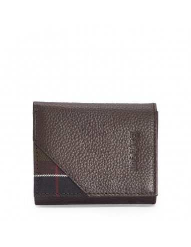 Barbour Tabert Leather Bi-Fold Wallet Chocolate Brown