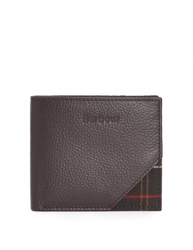 Barbour Tabert Leather Wallet Chocolate Brown