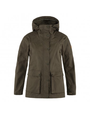 Fjallraven Womens Forest Hybrid Hooded Jacket Dark Olive