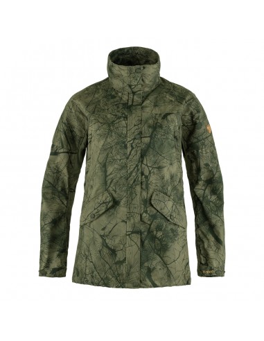 Fjallraven Womens Forest Hybrid Jacket Green Camo / Laurel Green