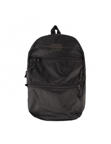 Fredrik Packers Double Zip Backpack Black